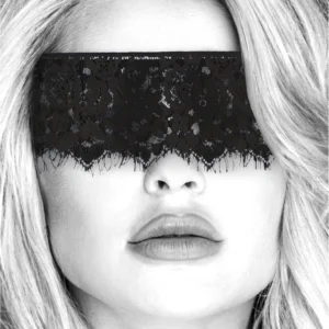 Ouch! Lace Eye Mask - Elegant Black Sensory Play Accessory