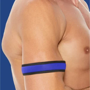 OUCH! Neoprene Armbands Adjustable Black - Comfortable Design
