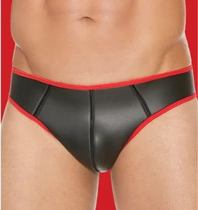 Ouch! Neoprene Jockstrap L/XL - Durable Black Athletic Harness