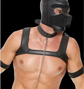 Ouch! Neoprene Puppy Play Kit S/M - Complete Adjustable Set