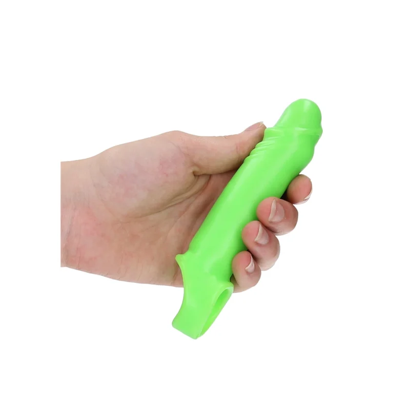 Ouch! Glow in the Dark Flexible Sheath - Stretchable Neon Green
