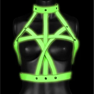 Ouch! Harness L/XL Glow-in-the-Dark Adjustable Body Accessory