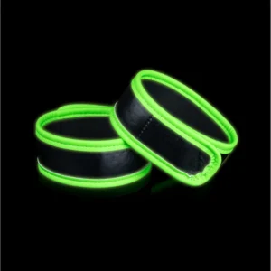 OUCH! Adjustable Biceps Band Glow in the Dark - Fluorescent Green Harness
