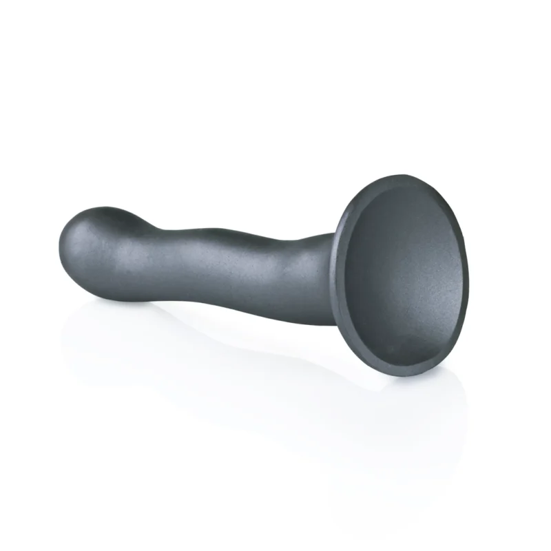 Ouch! Ultra Soft Silicone Curvy Intimate Device 17 cm Metallic Finish