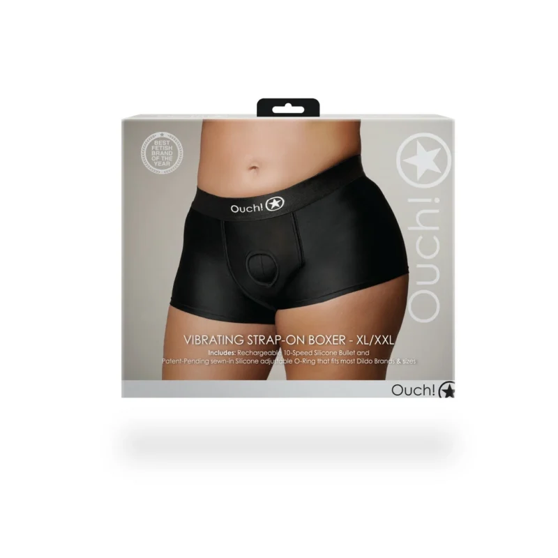 Satisfyer Strap-on Boxer XL/XXL Black - Rechargeable Vibrating System