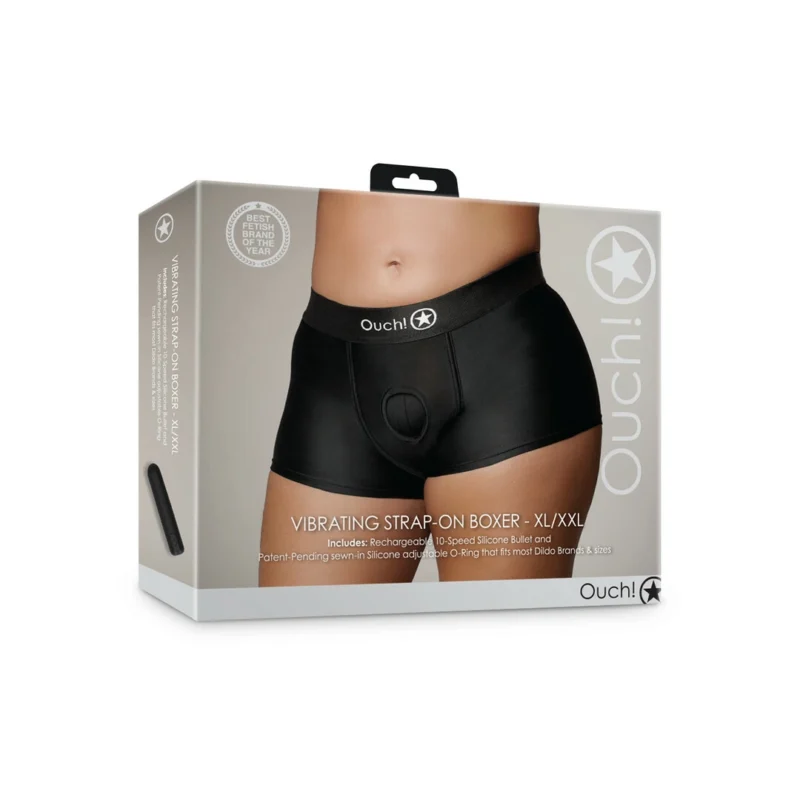Satisfyer Strap-on Boxer XL/XXL Black - Rechargeable Vibrating System