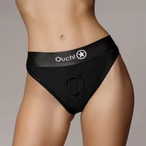 Lovetoy Vibrating Strap-On Hipster XS/S Black with Rechargeable Bullet