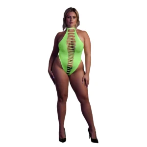NEON High-Cut Body UV-Activated Stretch Neon Pink Size XS/XL