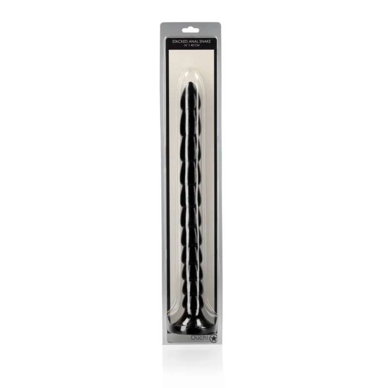 OUCH! Stacked Flexible Snake 40 cm - Anatomical Surface, Suction Base