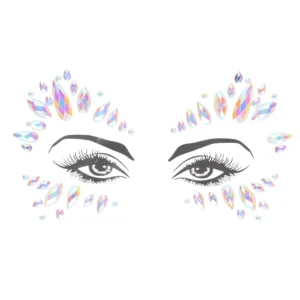 Shots Glow-in-the-Dark Face Body Jewelry Stickers - Luminous Glam Effect