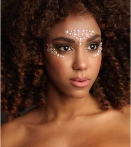 Bijoux Indiscrets Glow Face Stickers - Luminous Body Jewelry, Self-Adhesive