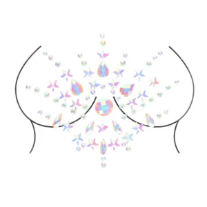 Bijoux Indiscrets Glow Chest Body Jewelry Stickers - Luminous Design