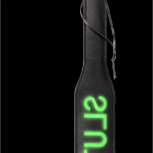 Ouch! Glow in the Dark Paddle - Luminous Green Impact Toy