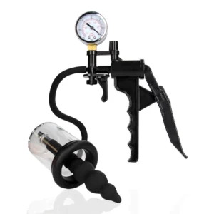 Shots Manual Rosing Pump Black - Adjustable Suction System, 3 Attachments