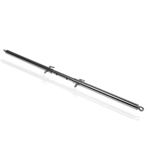Ouch! Adjustable Silver Spreader Bar with Attachment Rings 70-94 cm