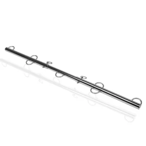 Ouch! Adjustable Spreader Bar Silver with Multiple Hooks 70-120 cm