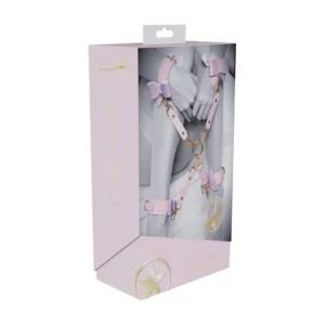 Ouch! Paris Collection Hogtie Connectors Pink - Iridescent Bonded Leather