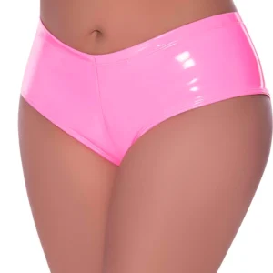 Magic Silk Low Rise Boy Short 2X Pink - Soft Microfiber Lingerie