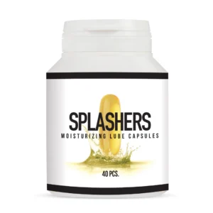 Splashers Intimate Lubricant Capsules 40 pcs - Oil-Based, Discreet Use
