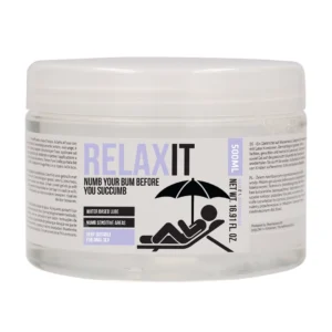 Relax It Water-Based Lubricant 500ml - Neutral, Long-Lasting Formula