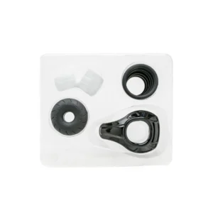 Perfect Fit Premium C-Rings Set - Silicone Variety, 6 Sizes, Black