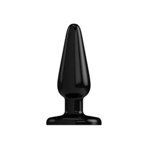 Shots Basic Series Anal Plug 10 cm with Suction Base, Black