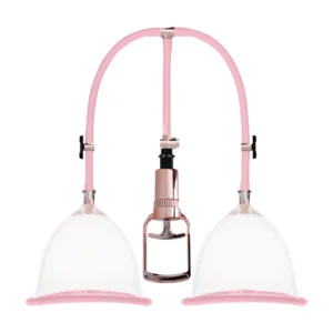 Shots Pumped Breast Enhancement Set Large - Adjustable Vacuum System