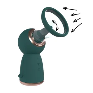 Shots Exquisite Rechargeable Vacuum System Forest Green Set