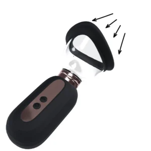 Shots Dazzling Rechargeable Multi-Area Vacuum Pump Black Set