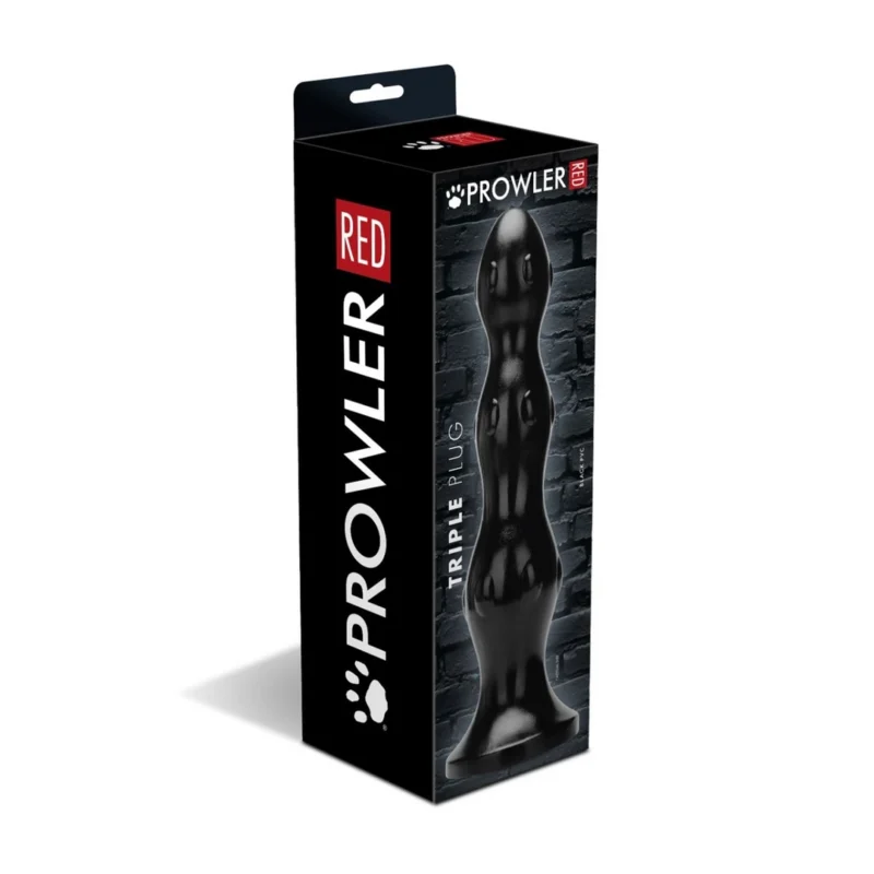 Prowler RED Triple Plug Black - Graduated Bead System 24cm