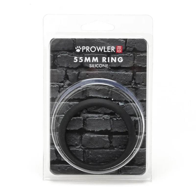 Prowler RED Silicone Performance Ring 55mm Black - Durable & Hypoallergenic
