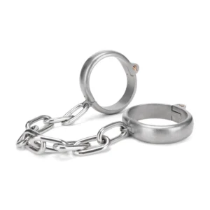 Prowler RED Heavy Duty Stainless Steel Ankle Restraints Silver