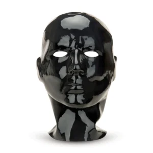 Prowler RED Latex Hood Black - Anatomical Stretch Fit, Eye Openings