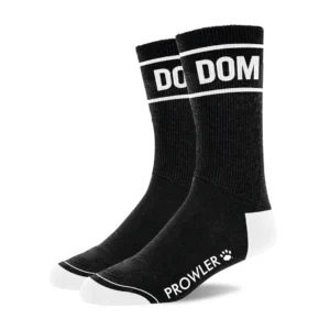 Prowler RED Dom Socks Black/White - Durable Statement Socks, Size Universal