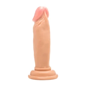 RealRock Intimate Model 15 cm - Anatomical Rubber Form with Suction Base, Beige