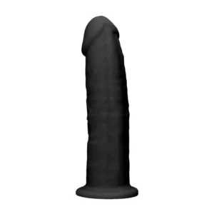 REALROCK Ultra Silicone Model 15 cm Thermo Reactive, Suction Cup, Black