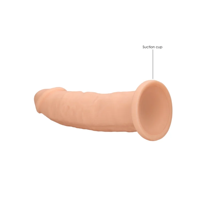 RealRock Ultra Silicone Model 9 - Dual Density, 23 cm, Suction Cup, Flesh