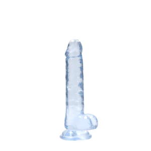 REALROCK Crystal Clear Model 7 Suction Cup Intimate Machine 19cm