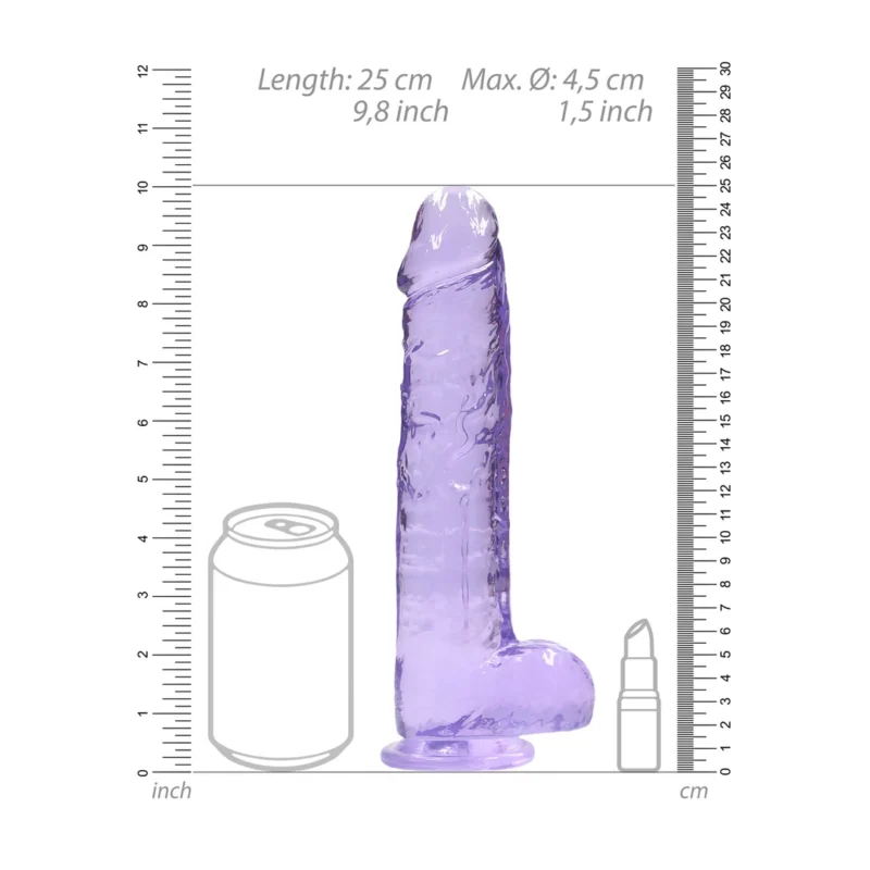 REALROCK Crystal Clear Model 9 - Transparent Anatomical System 23 cm