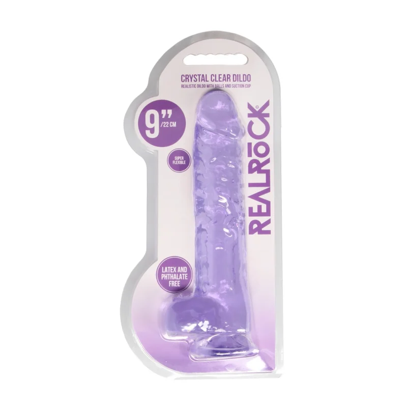 REALROCK Crystal Clear Model 9 - Transparent Anatomical System 23 cm