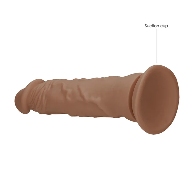 EasyToys Model 10 Anatomical Intimate Device 25cm, Suction Cup, Skin Tone