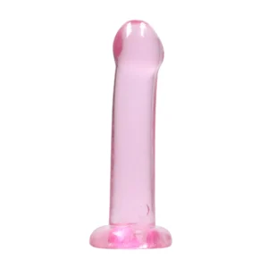 REALROCK Crystal Clear Intimate Machine 17 cm with Suction Cup Transparent