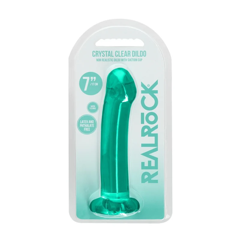 REALROCK Crystal Clear Model 7 Intimate Machine with Suction Cup 17 cm