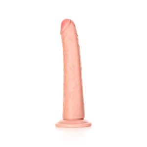 RealRock Slim Silicone Model with Suction Cup 20.5 cm Beige