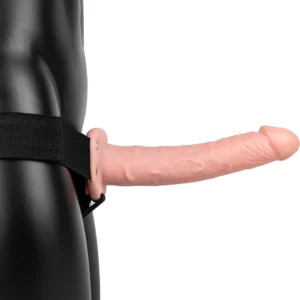 RealRock Vibrating Hollow Strap-On 24.5cm Adjustable Intimate System