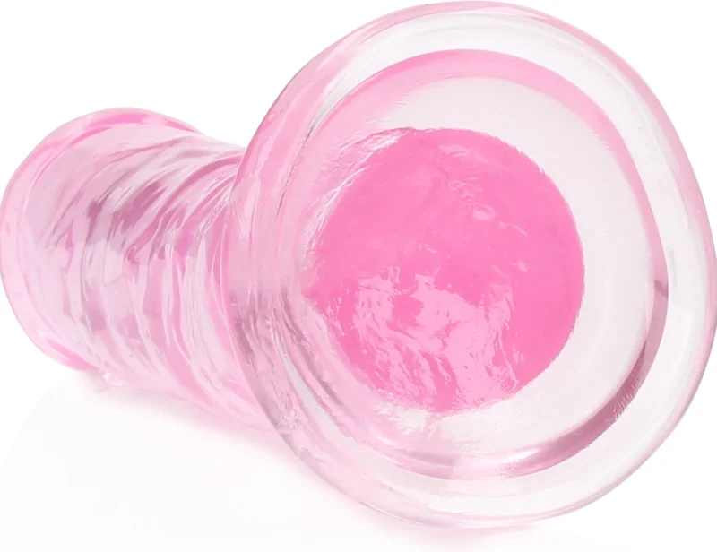 REALROCK Crystal Clear 6" Intimate Machine with Suction Cup Transparent