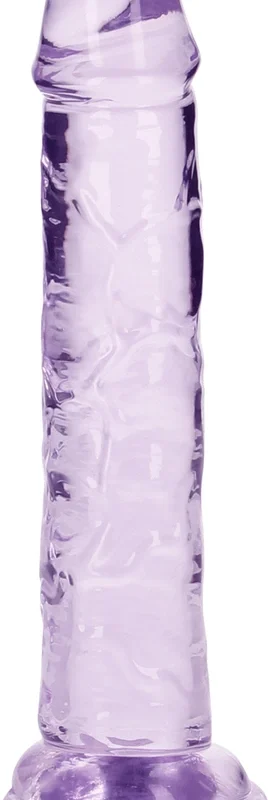 RealRock Crystal Clear Intimate Model 6" with Suction Base Transparent
