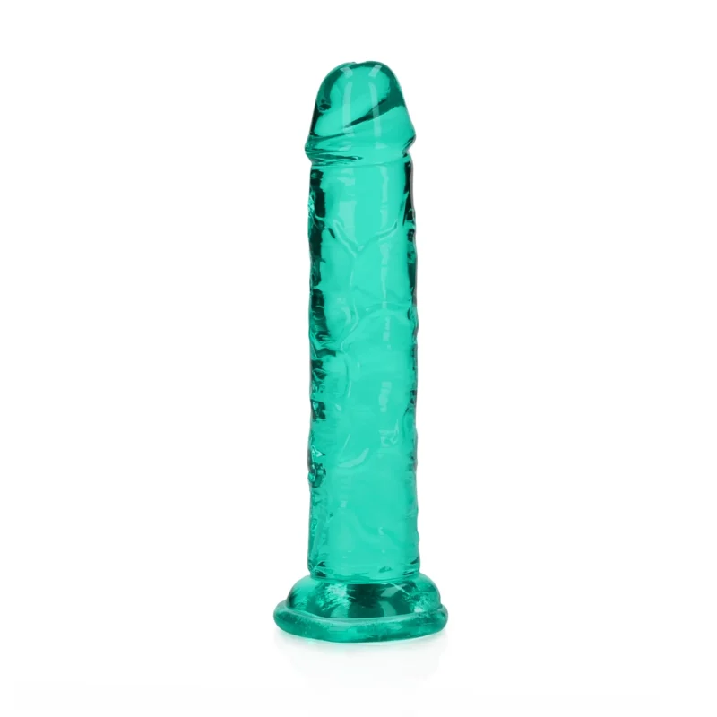 REALROCK Crystal Clear Model 6.1'' Intimate Device with Suction Base