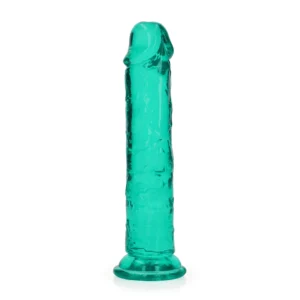 REALROCK Crystal Clear Model 7 Inch - Transparent Intimate Device with Suction Base