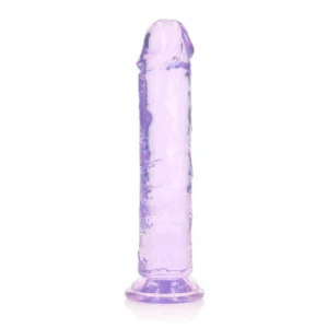 RealRock Crystal Clear Intimate Model 8.7'' with Suction Cup Transparent
